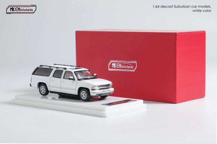 [Preorder] MK Miniatures 1:64 2003 Chevrolet Suburban - White