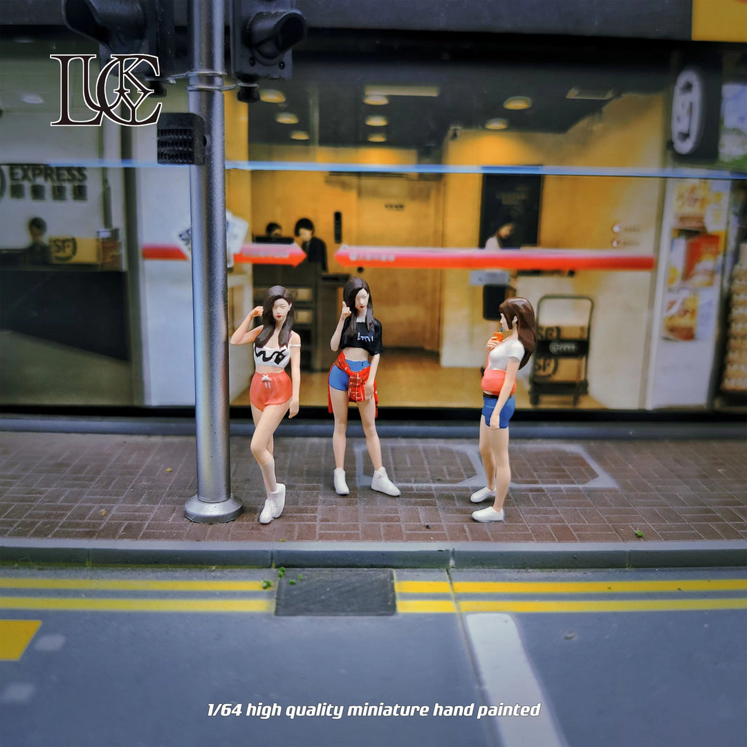 [Preorder] Lucky Studio 1:64 Shorts Girls Three figurine set