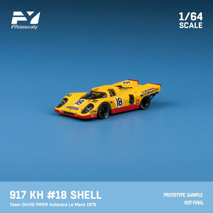 [Preorder] Finclassically 1:64 Porsche 917K - Team DAVID PIPER Autorace (2 Versions)