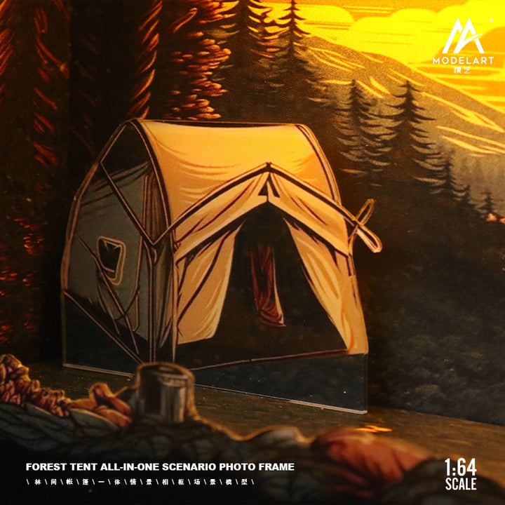 [Preorder] ModelArt 1:64 Forest Tent All in one Scenario Photo Frame