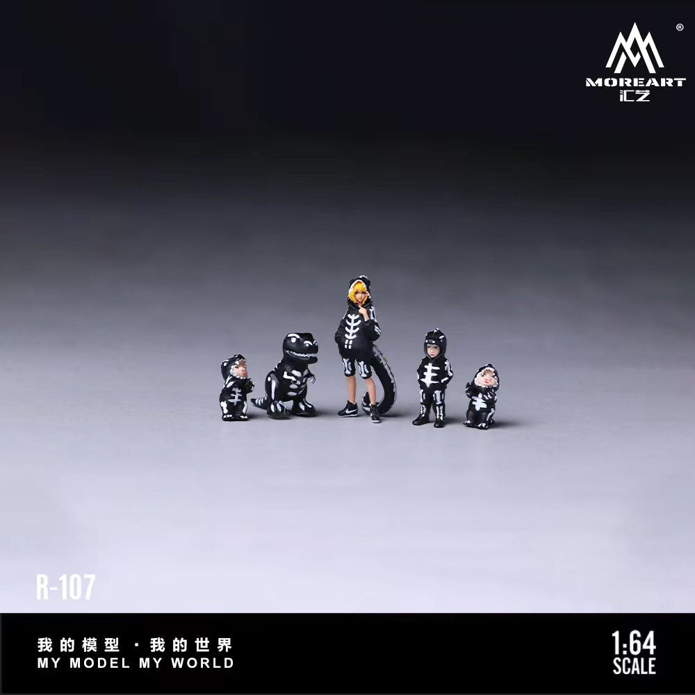 [Preorder] MoreArt 1:64 Bone Dragon Family Figure Set MO223107