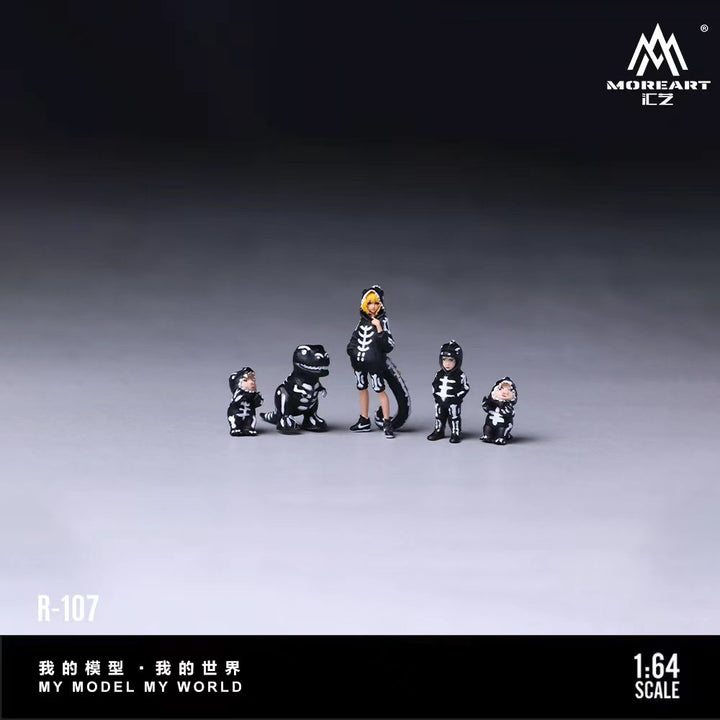 [Preorder] MoreArt 1:64 Bone Dragon Family Figure Set MO223107