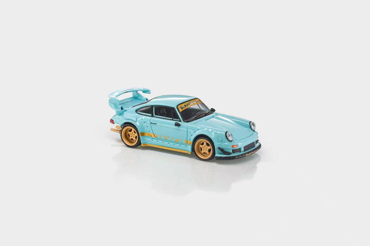 [Preorder] ModelModel 1:64 Porsche RWB 930 Tiffany Blue MM64-RWB930-006