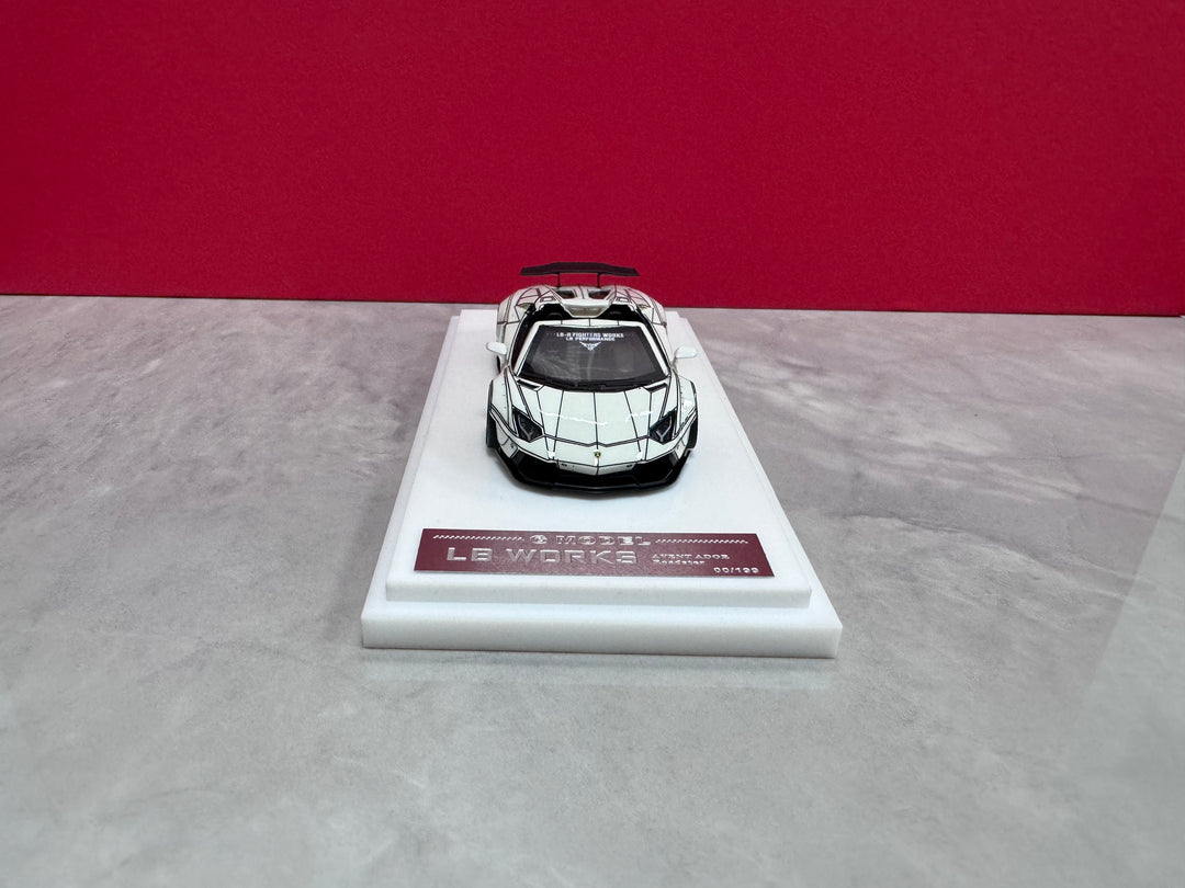G Model 1:64 LB WORKS Lamborghini Aventador Roadster (6 Colours)