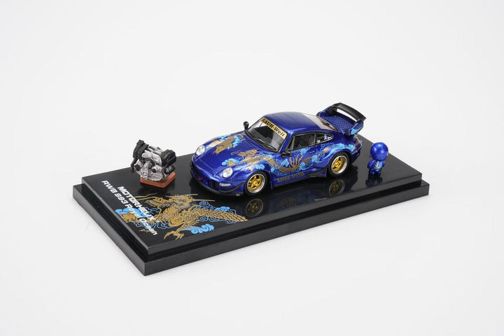 [Preorder] Motorhelix 1:64 Porsche RWB 993 Royal Ocean M62206