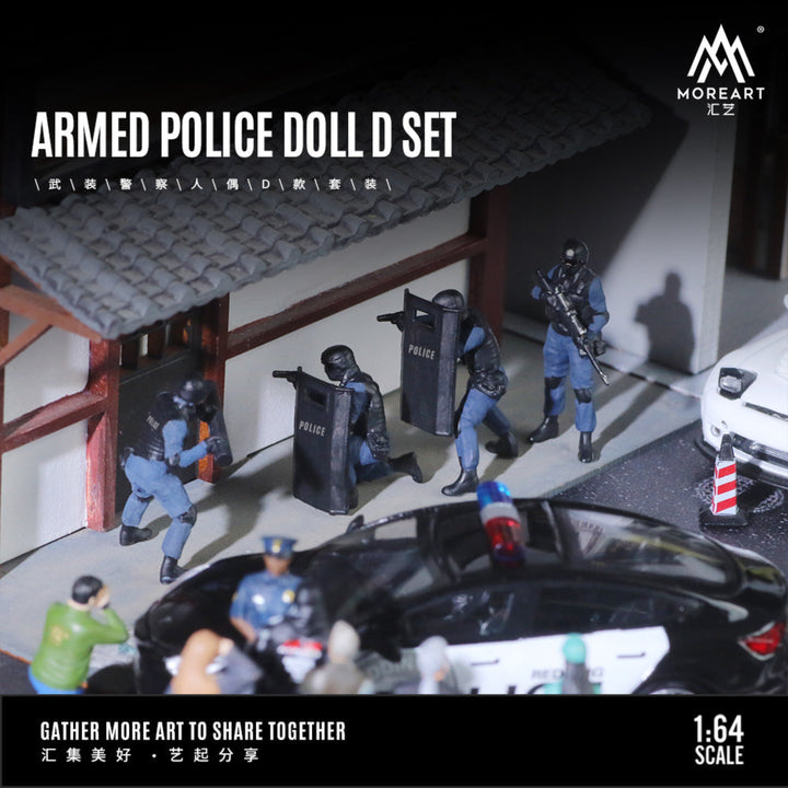 [Preorder] MoreArt 1:64 ARMED POLIGE DOLL D SET