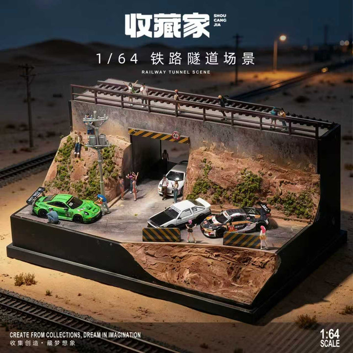 [Preorder] SHOU CANG JIA 1:64 RAILWAY TUNNEL SCENE SCJ-82080
