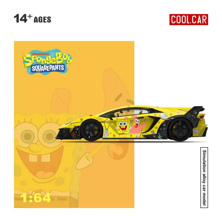 [Preorder] Cool Car 1:64 Lamborghini GTEVO SpongeBob SquarePants CC643836