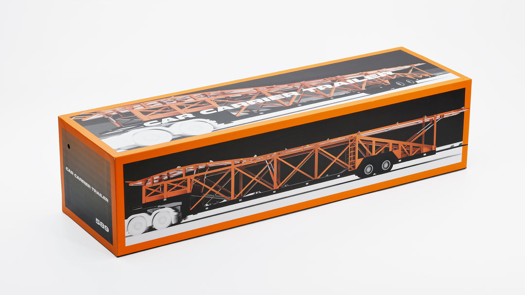 [Preorder] Shadow 1:64 CAR CARRIER TRAILER, BLACK+ORANGE KS-120-589