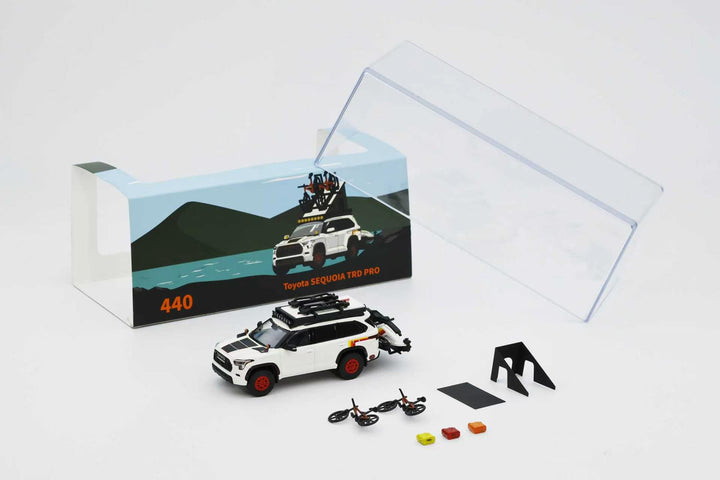 [Preorder] GCD 1:64 Toyota SEQUOIA TRD PRO With accessories LHD (2 Colours) KS-068-440/ KS-068-441