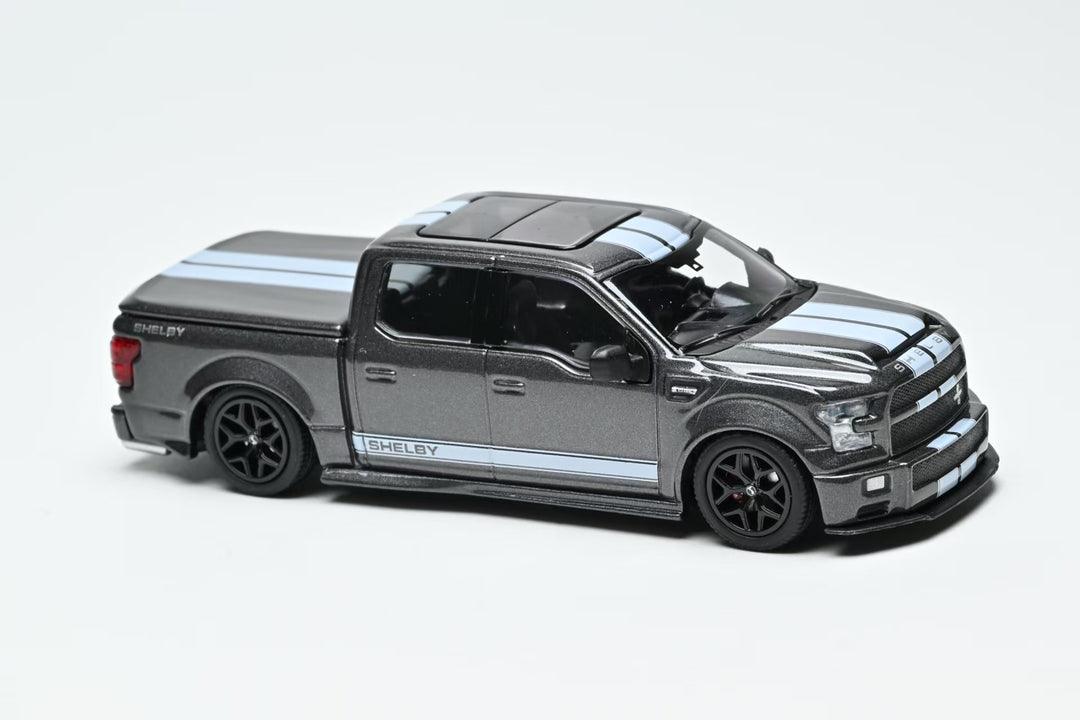 [Preorder] Funny Model 1:64 Ford F150 Super Snake Metallic Grey