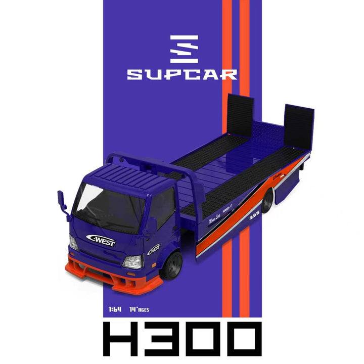 [Preorder] SUPCAR 1:64 H300 Flatbed Transport Trailer Fast &amp; Furious 3 Mona Lisa Livery SC647256