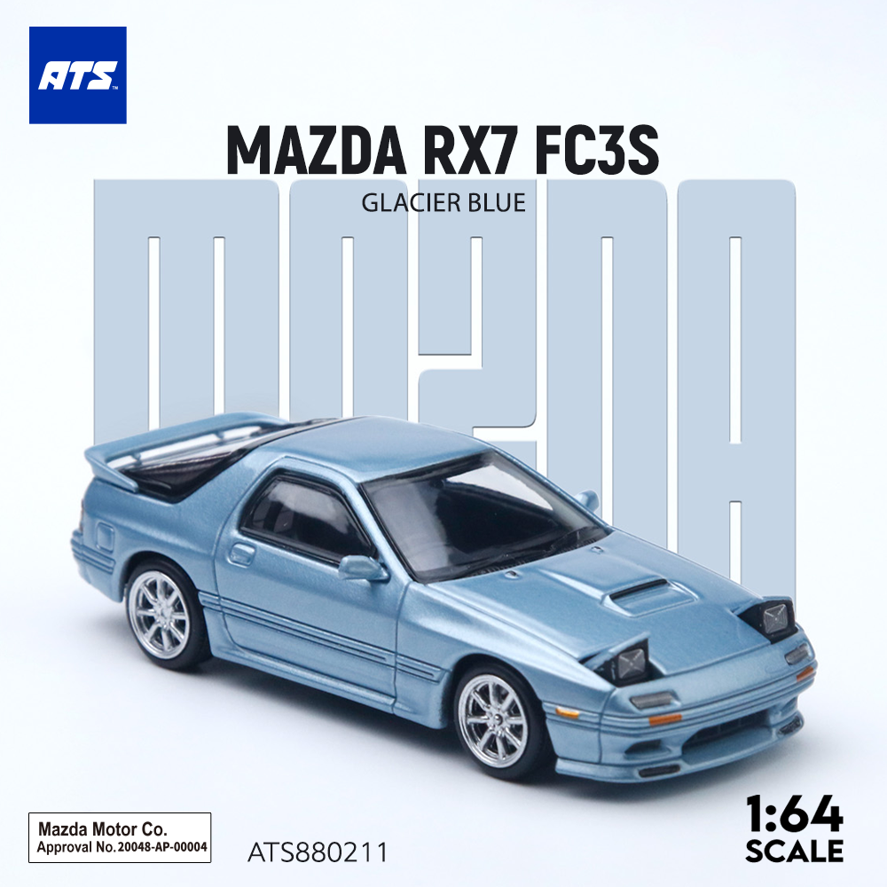 [Preorder] ATS Model 1:64 Mazda RX-7 FC3S (2 Colours) ATS880211/ ATS880212