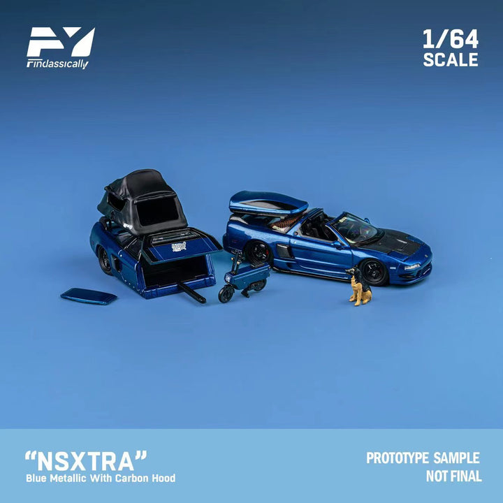 [Preorder] Finclassically 1:64 Honda NSX TRA Transparent Blue (2 Versions)