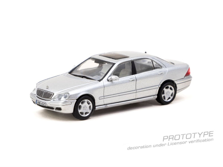 [Preorder] Tarmac Works 1:64 Mercedes-Benz S-Class Brilliant Silver Metallic T64G-072-SL