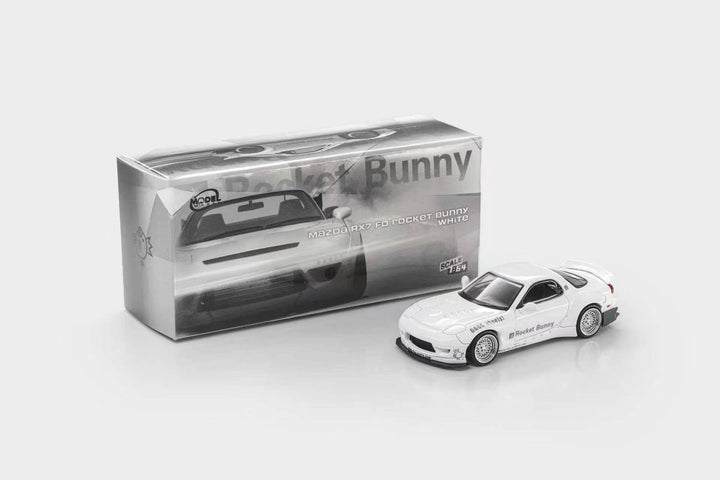[Preorder] ModelModel 1:64 Mazda RX-7 FD Rocket Bunny WhIte MM64-RX7FDR-002