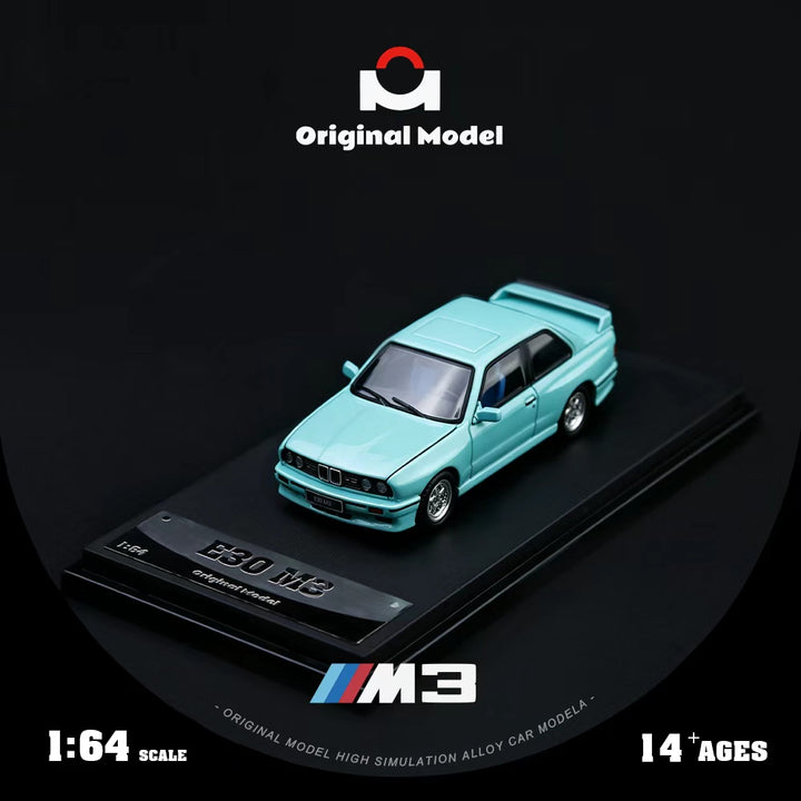 [Preorder] Original Model 1:64 BMW E30 M3 - Mint Green OM647810