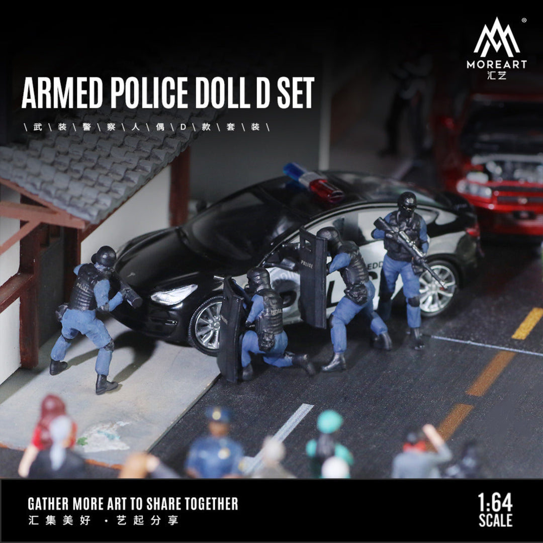 [Preorder] MoreArt 1:64 ARMED POLIGE DOLL D SET