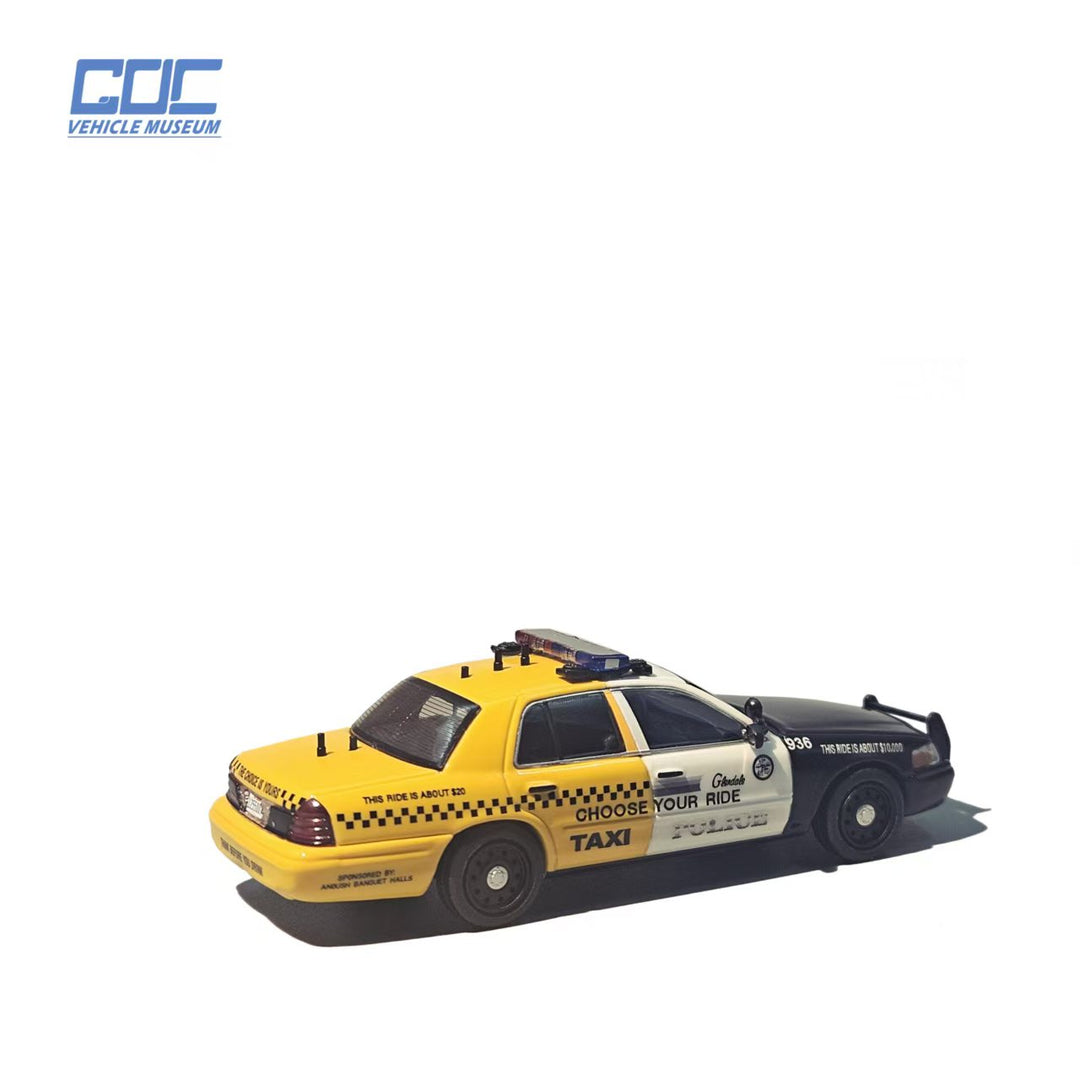 [Preorder] GOC 1:64 Ford Crown Victoria Glendale Police Department (California) – DUI Awareness