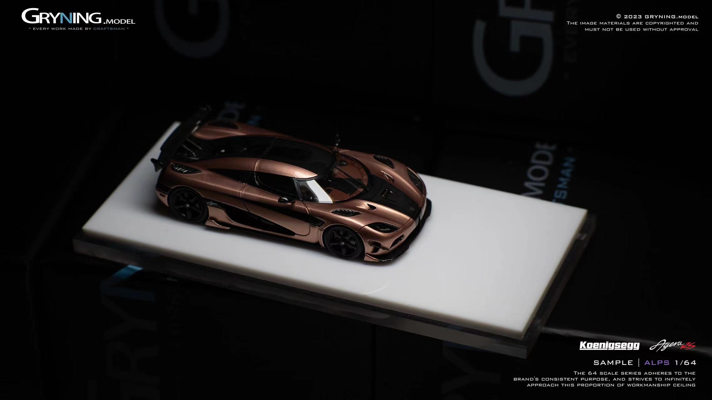Gryning Model 1:64 Resin Koenigsegg Agera RS – Horizon Diecast