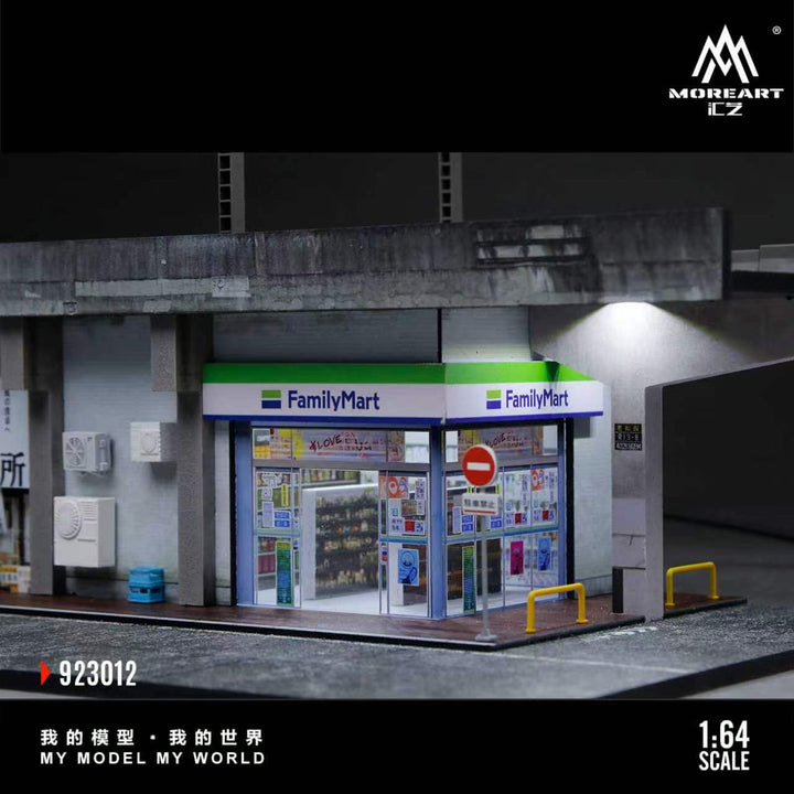 [Preorder] MoreArt 1:64 FAMILY MART CONVENIENCE STORE VIADUCT SCENE MO923012