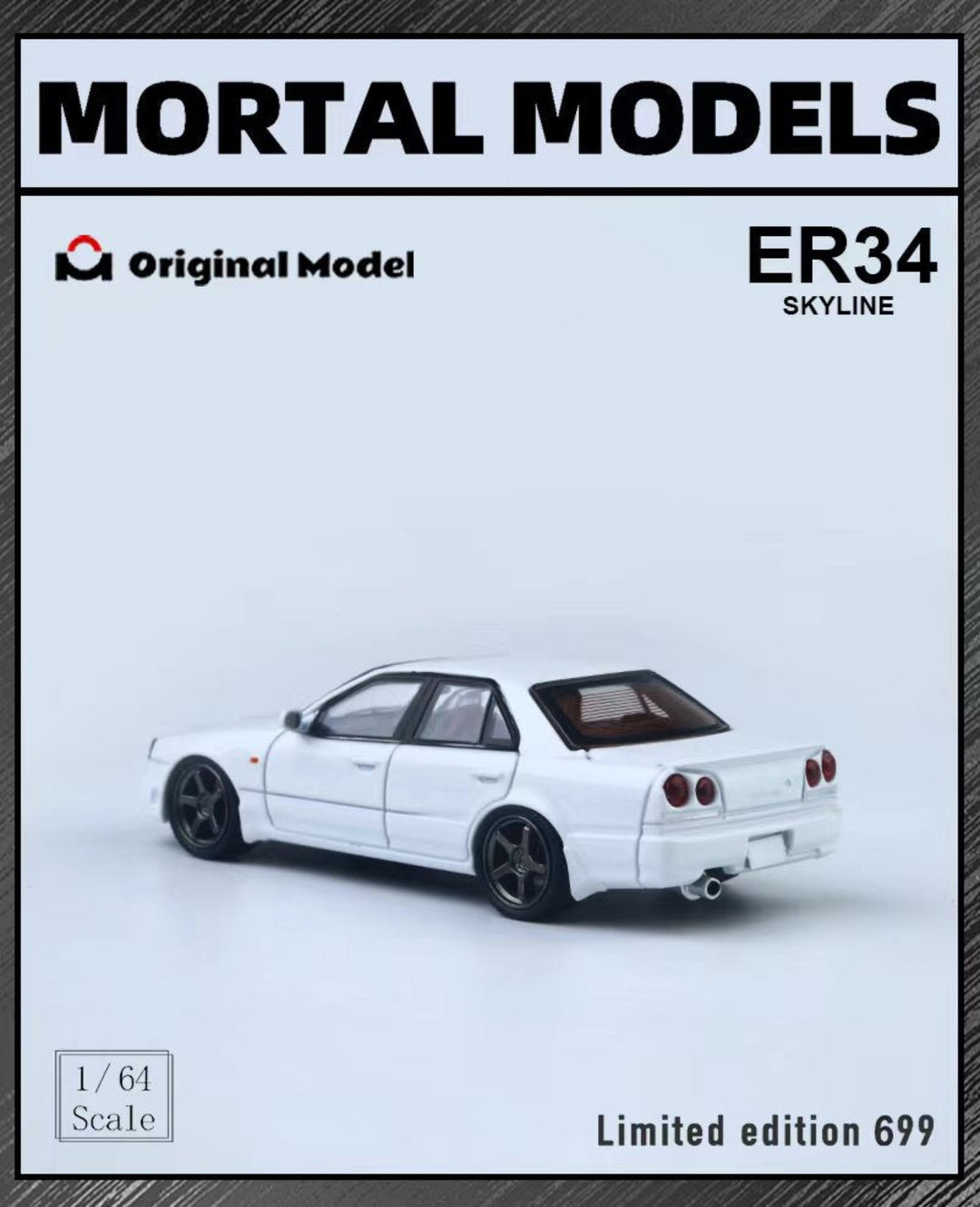 [Preorder] Mortal X Original Model 1:64 Nissan Skyline ER34 (3 Colours)