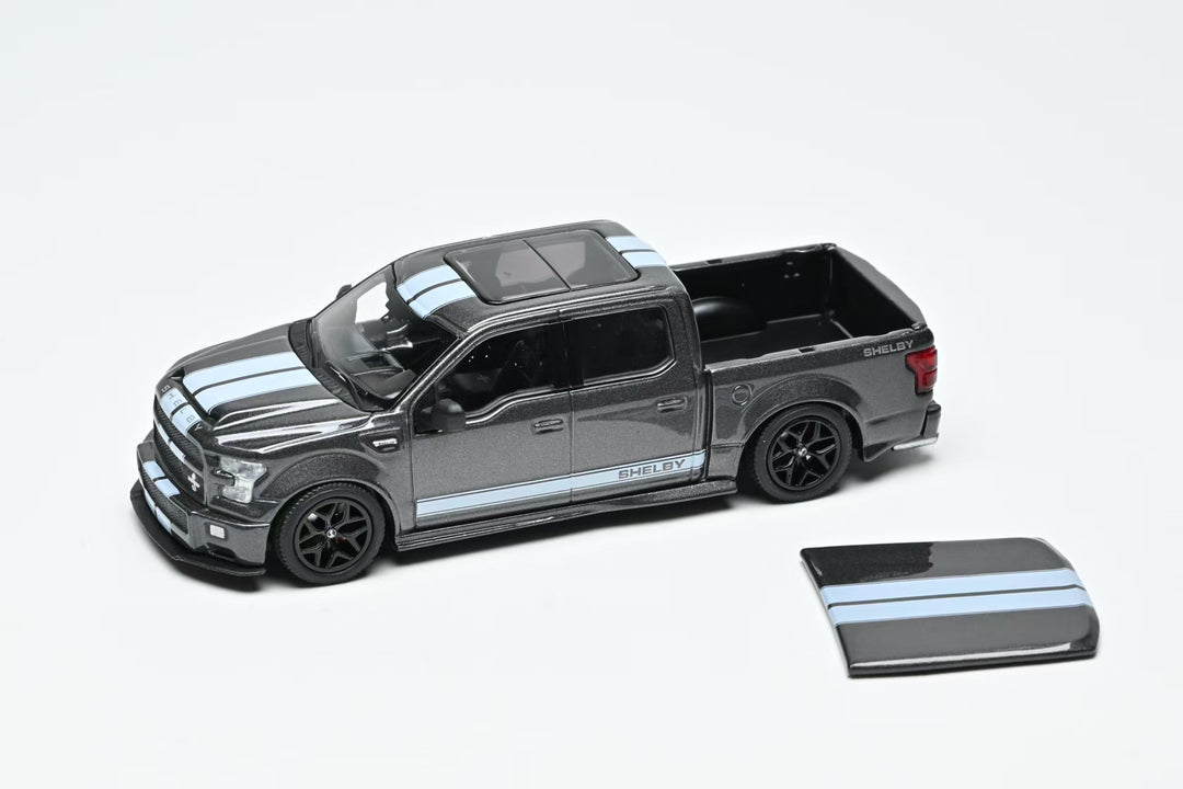 [Preorder] Funny Model 1:64 Ford F150 Super Snake Metallic Grey