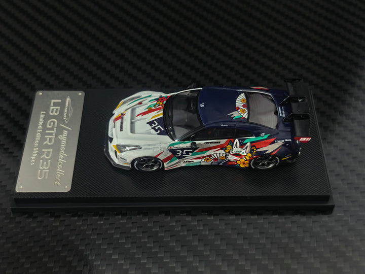 [Preorder] Model Collect 1:64 LB GTR R35 1.5 Kitsune Mask Livery MC640004S