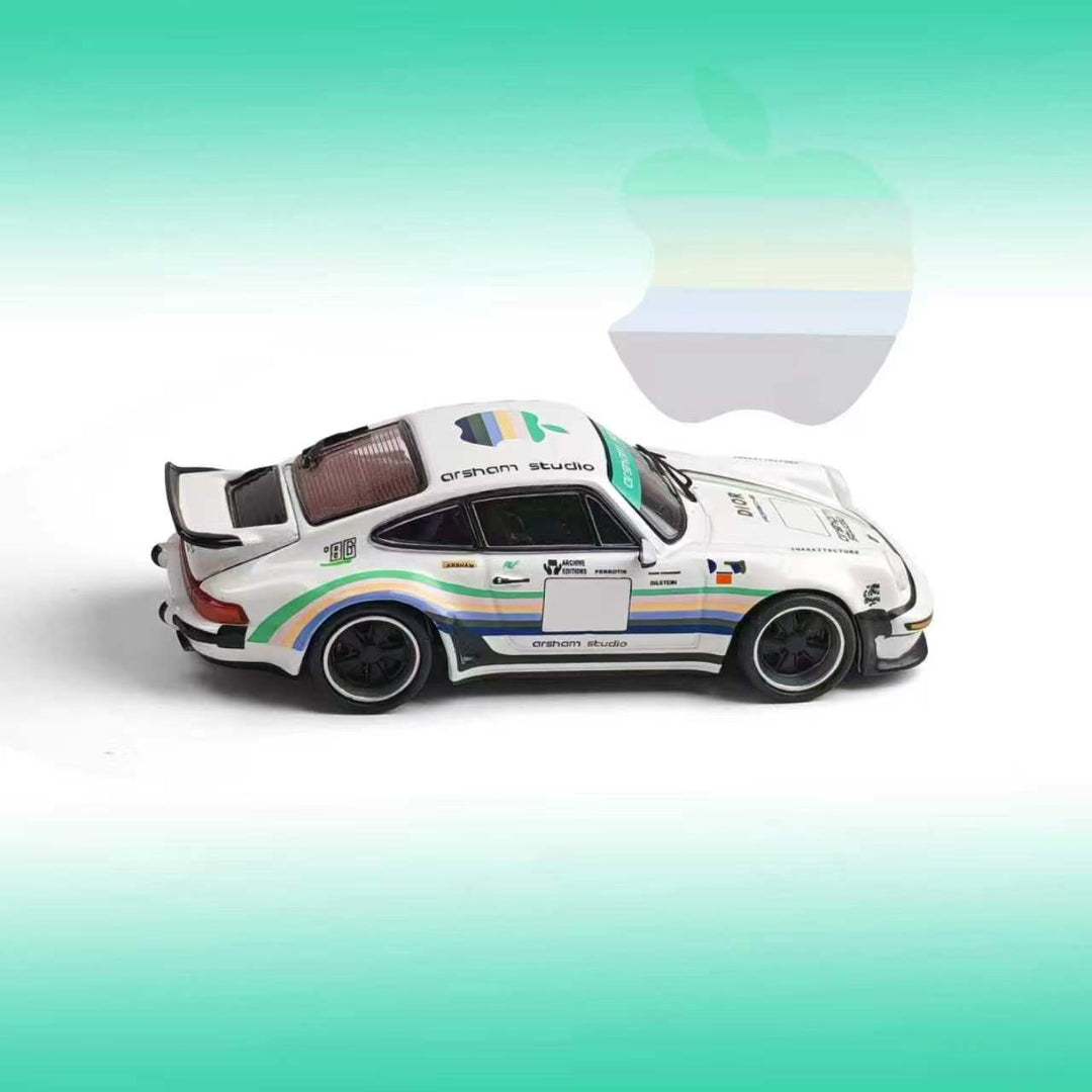 [Preorder] Rhino Model 1:64 Porsche Singer Turbo Study 930 Modified Version Apple Livery