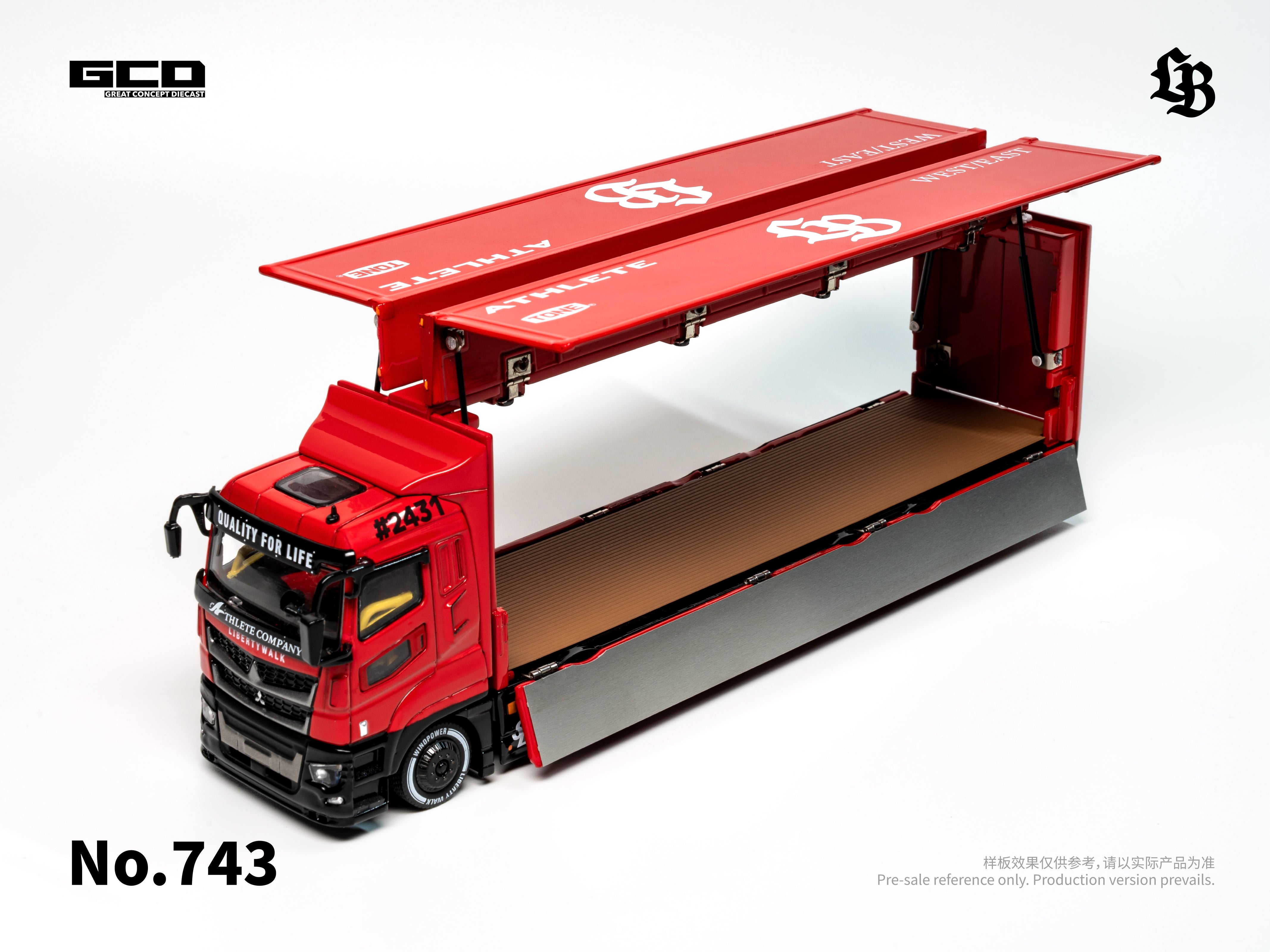Preorder] GCD 1:64 LBWK Trucks Mitusubishi Super Great Super