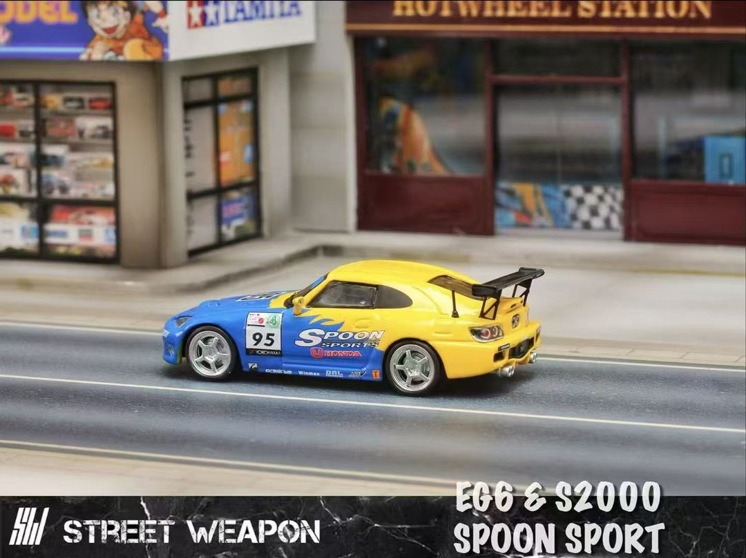 [Preorder] Street Weapon 1:64 Honda Spoon Sport EG6/ S2000 (2 Versions)