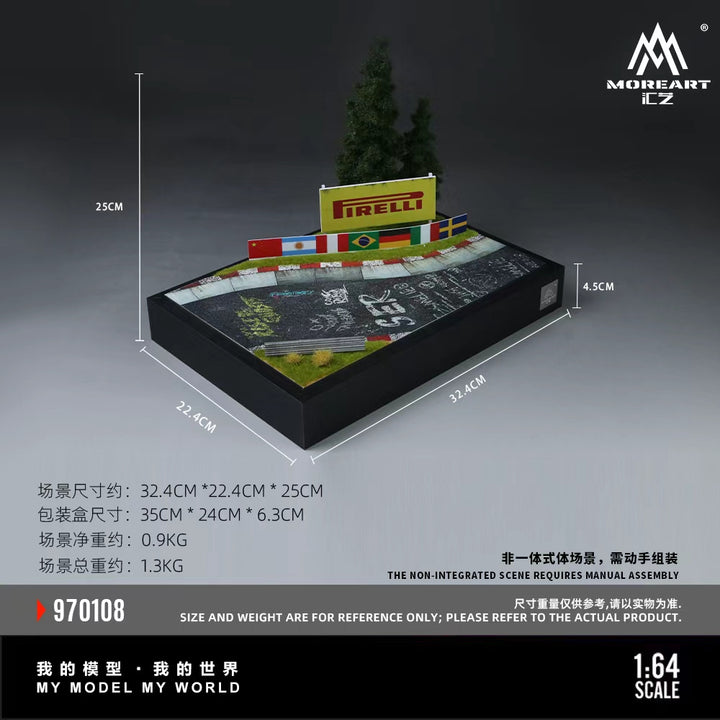 [Preorder] MoreArt 1:64 NURBURGRING TRACK O3 MODEL MO970108