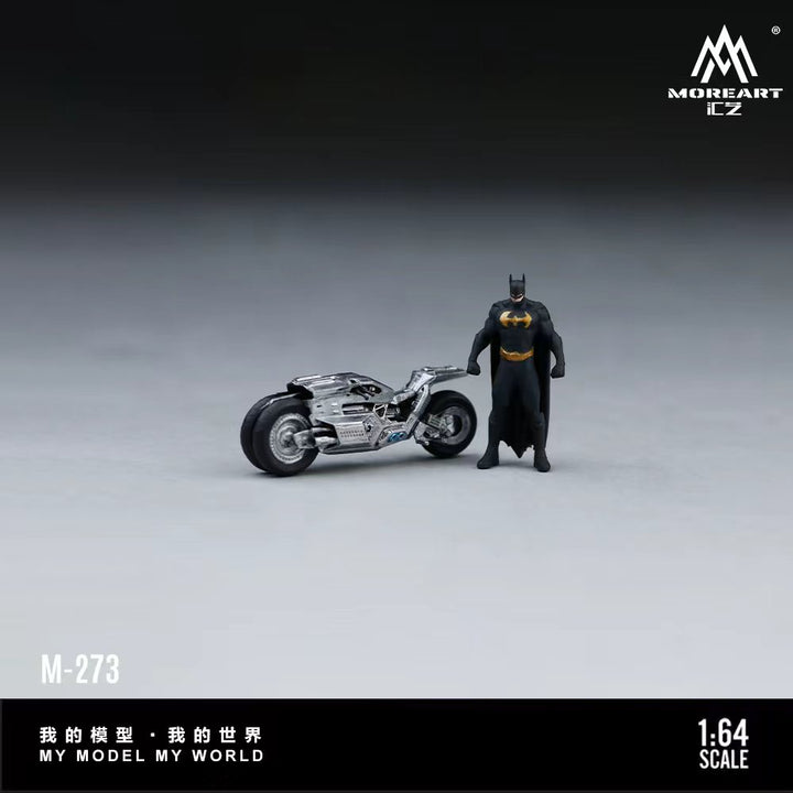 [Preorder] MoreArt 1:64 DARK KNIGHT MOTORCYCLE FIGURE SET MO222273