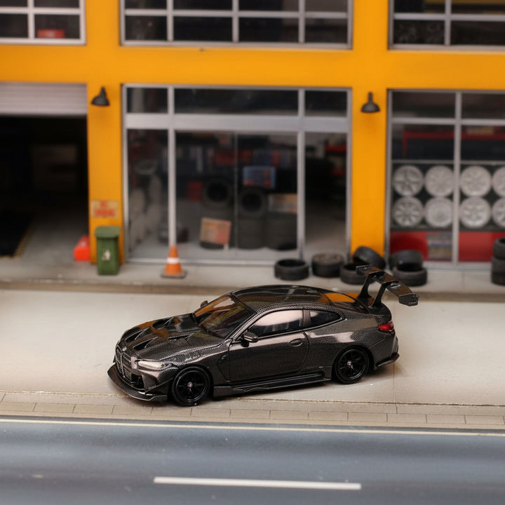 [Preorder] Street Weapon 1:64 Flossmann Full Widebody Kit BMW G82 M4 Black Full Carbon TMCS Malaysia Exhibition Edition