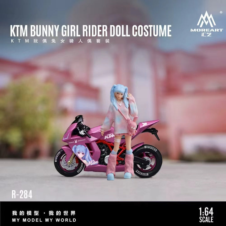 [Preorder] MoreArt 1:64 KTM BUNNY GIRL RIDER DOLL COSTUME MO222284