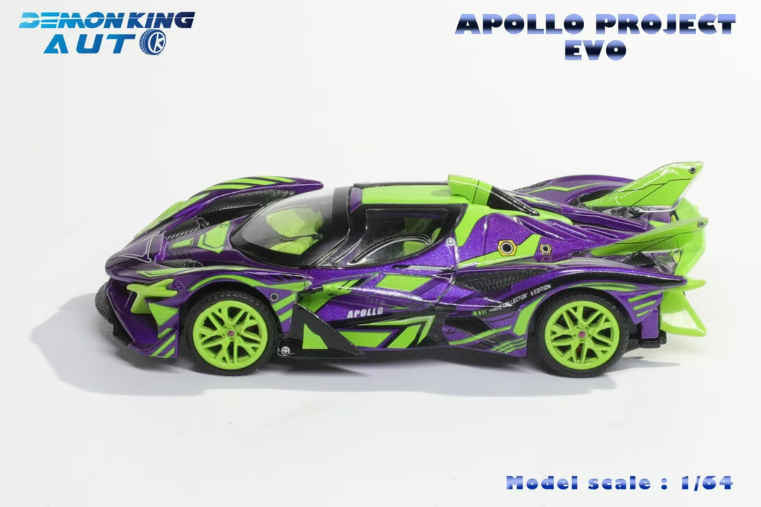 [Preorder] DEMON KING AUTO 1:64 2024Chinajoy Exhibition Limited edition APOLLO PROJECT EVO - Eva Livery