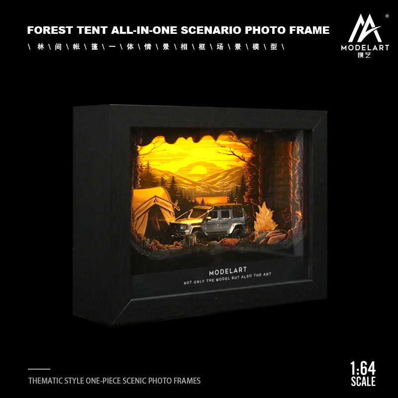 [Preorder] ModelArt 1:64 Forest Tent All in one Scenario Photo Frame