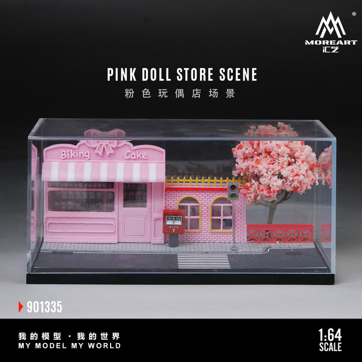 [Preorder] MoreArt 1:64 PINK DOLL STORE SCENE Diorama MO901335
