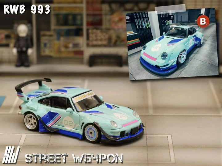 Street Weapon 1:64 Porsche RWB 993 (3 Versions)