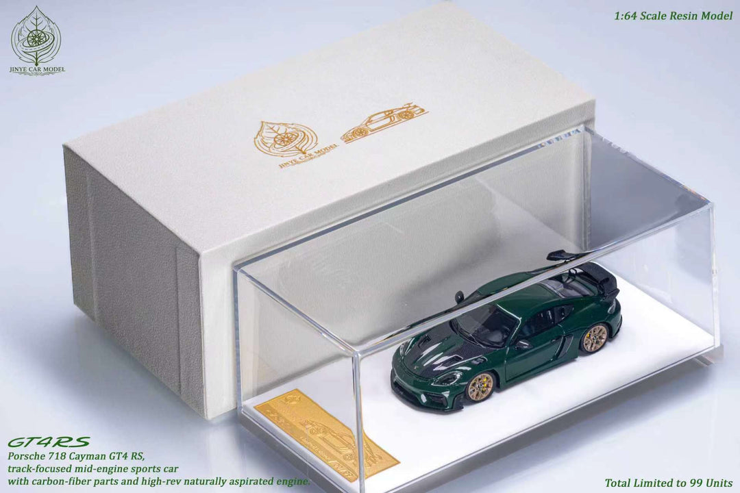 [Preorder] JINYE Car Model 1:64 Porsche 718 M4 GTS (9 Colours)