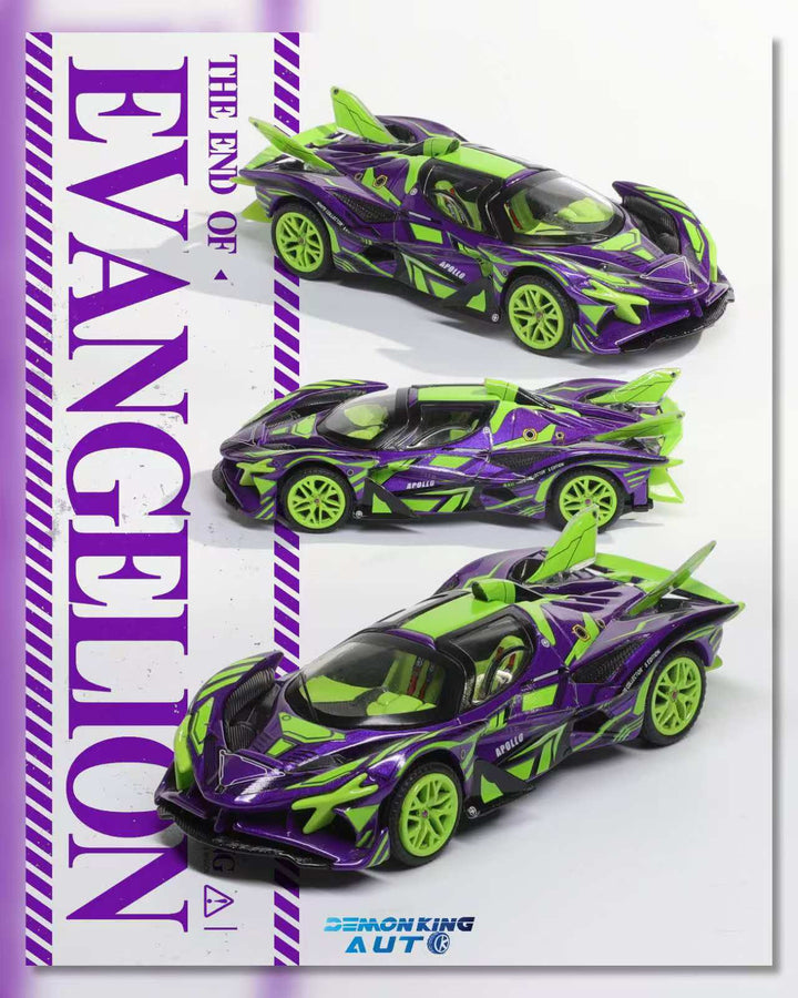 [Preorder] DEMON KING AUTO 1:64 2024Chinajoy Exhibition Limited edition APOLLO PROJECT EVO - Eva Livery