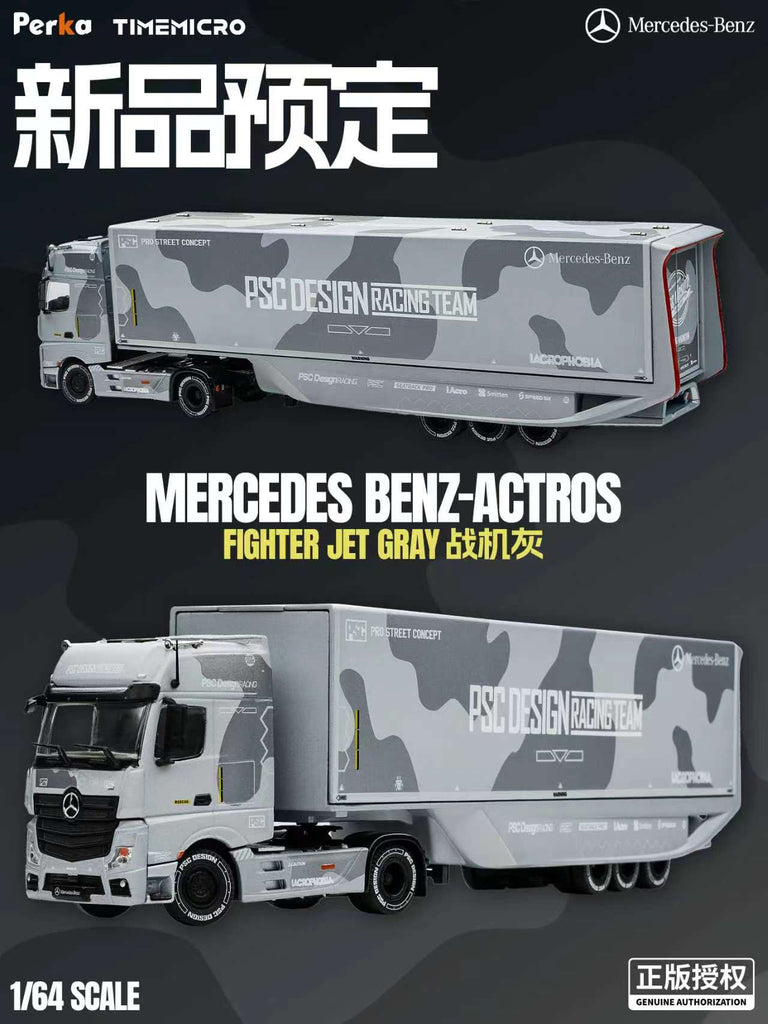 Preorder] TimeMicro 1:64 Mercedes-Benz: Actros Aero Trailer PSC