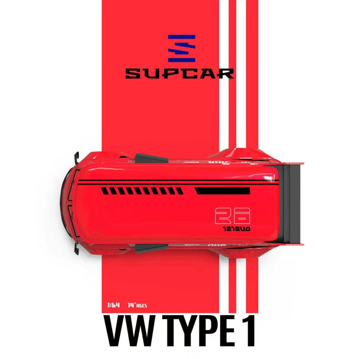 [Preorder] SUPCAR 1:64 Volkswagen T1 Trailer Version SC642961-2