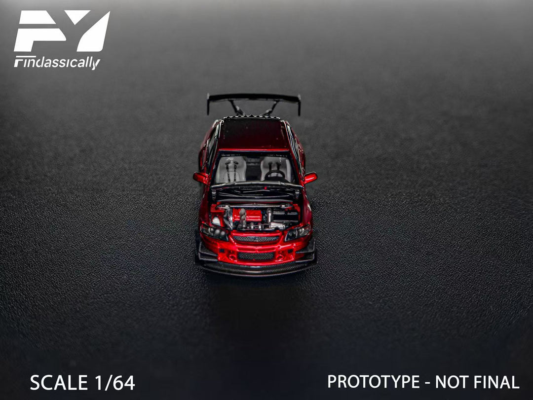 [Preorder] Findclassically 1:64 Mitsubishi 9th Generation Modified - Red (6 Versions)