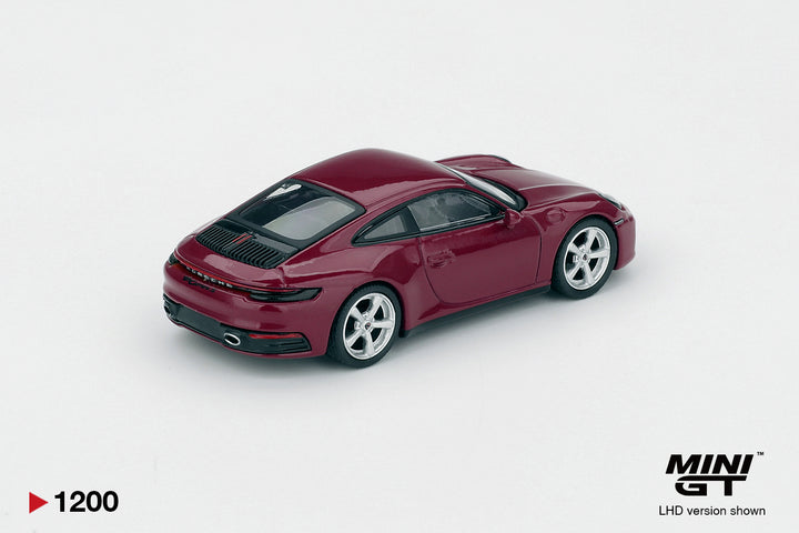 [Preorder] MINIGT 1:64 Porsche 911 (992.1) Rubystone Red Set MGTS0021