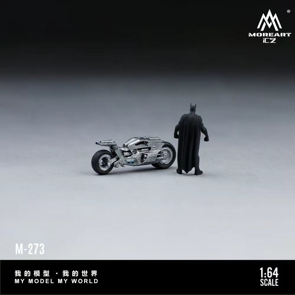 [Preorder] MoreArt 1:64 DARK KNIGHT MOTORCYCLE FIGURE SET MO222273