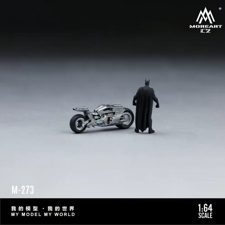 [Preorder] MoreArt 1:64 DARK KNIGHT MOTORCYCLE FIGURE SET MO222273