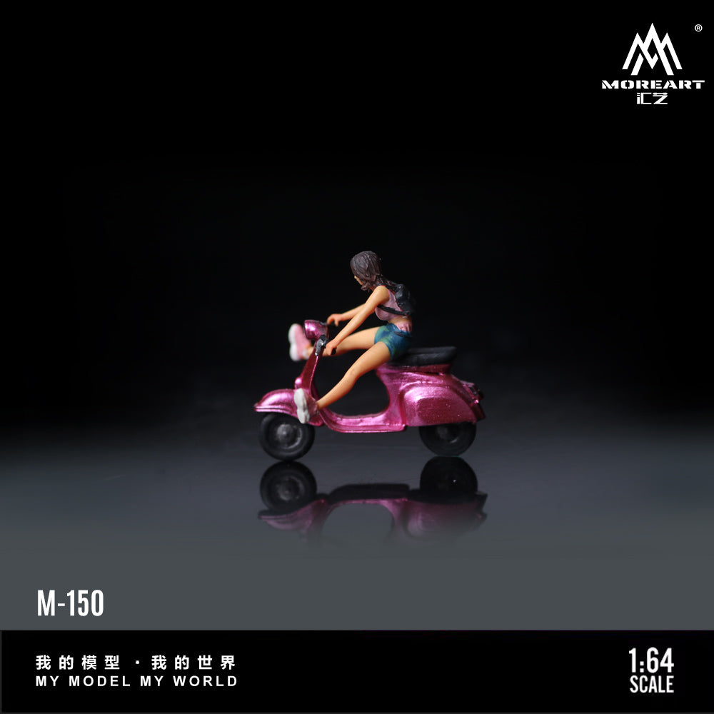 [Preorder] MoreArt 1:64 TWO TONE SCOOTER MOTORCYCLE DOLL (2 Colours)