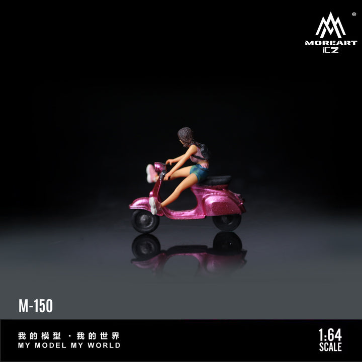 [Preorder] MoreArt 1:64 TWO TONE SCOOTER MOTORCYCLE DOLL (2 Colours)