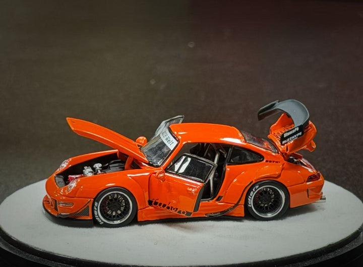 [Preorder] PGM 1:64 Porsche RWB 993 Thermal Orange PGM-640315 (2 Versions)
